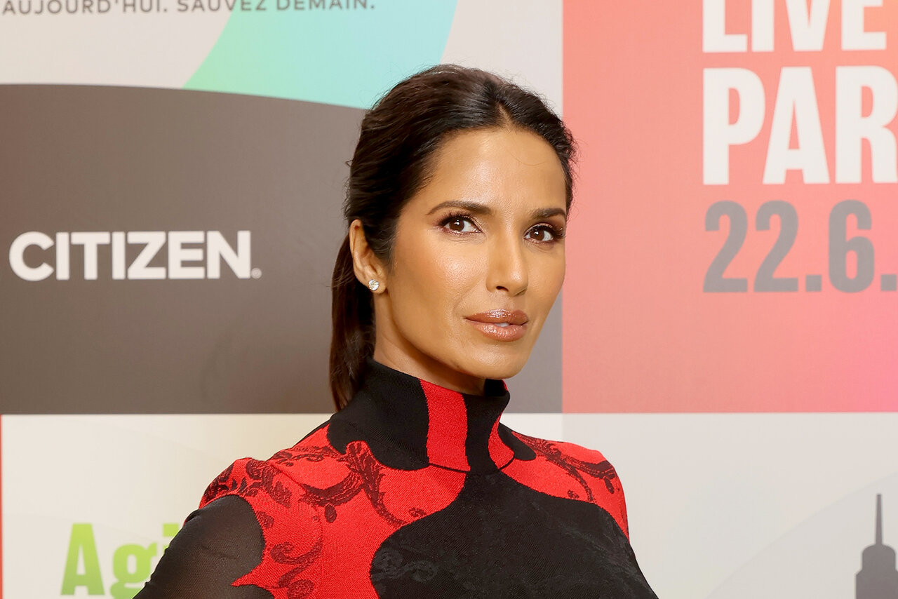 Padma Lakshmi's Dress for the Global Citizen Concert: Photos