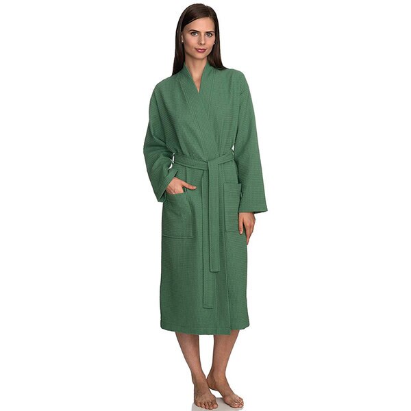TowelSelections Women's Robe, Kimono Waffle Spa Bathrobe