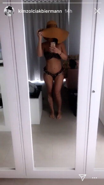Kim Zociak-Biermann's bikini selfie