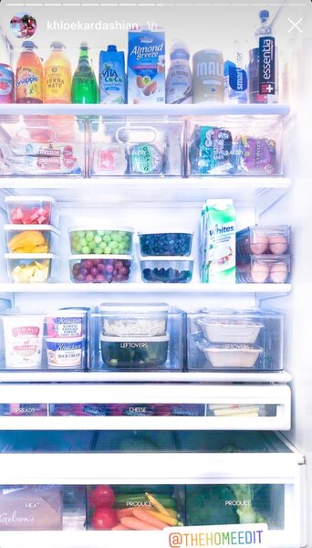 Khloe Kardashian's Fridge Pics: The Home Edit