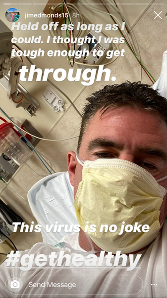 Former Angel Jim Edmonds tested positive for coronavirus, but is