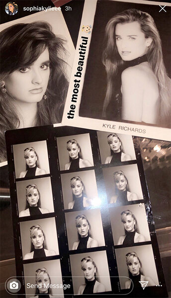 Kyle Richards Throwback