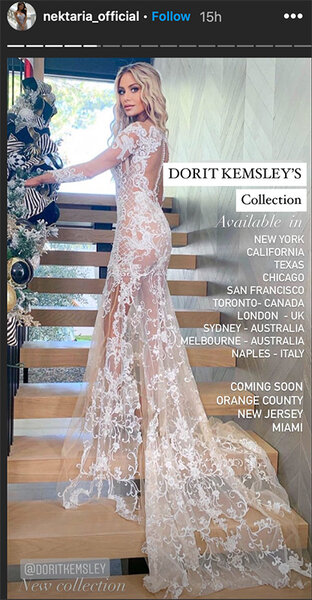 Dorit Kemsley Launches Nektaria Bridal Fashion Line Photos The