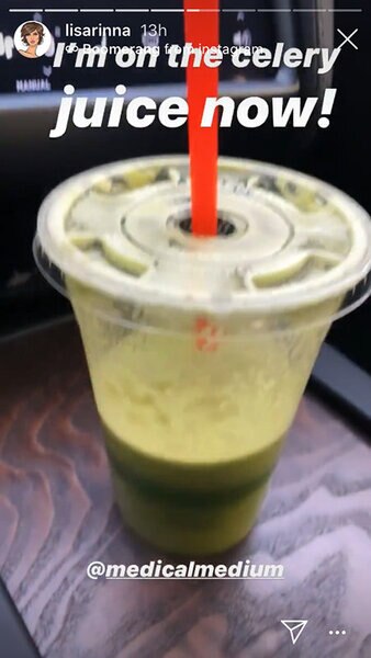 Lisa Rinna Green Juice 1