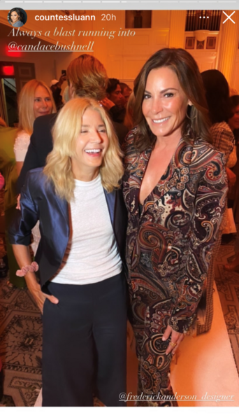 Luann De Lesseps Nyfw 2