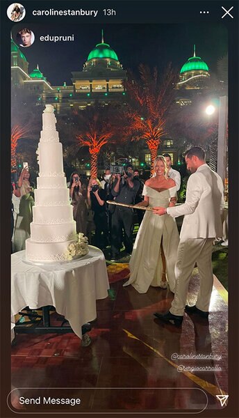 Caroline Stanbury and Sergio Carrallo s 8 Tier Wedding Cake The