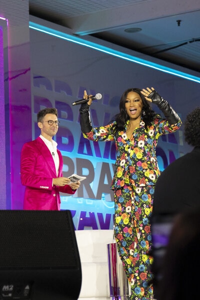 Brad Goreski and Garcelle Beauvais at BravoCon 2022