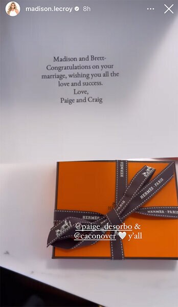 Paige DeSorbo & Craig Conover Give Madison LeCroy Hermès Wedding