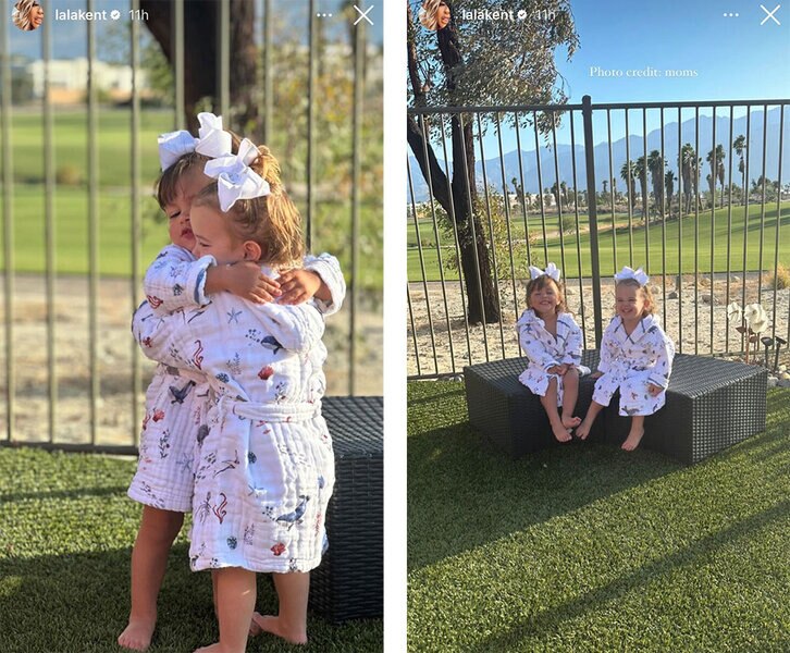 Lala Kent & Scheana Shay's Daughters Wear Matching Robes | The Daily Dish