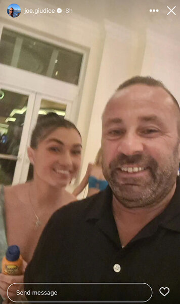 Gabriella Giudice and Joe Giudice pose for a photo