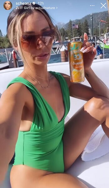 Lala Kent Scheana Shay Wear One Piece Swimsuits in Lake Tahoe