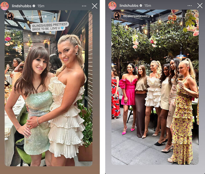 A series of images from Lindsay Hubbard’s bridal shower in New York City.