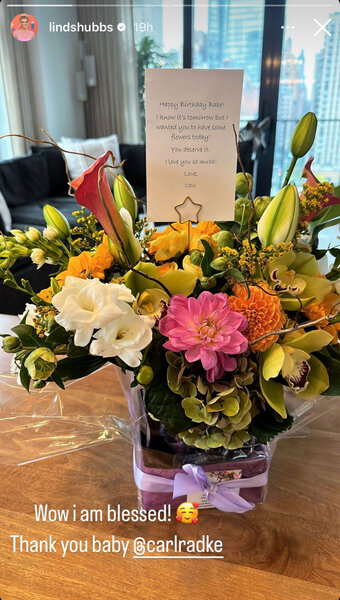 Image of Lindsay Hubbard’s birthday flowers