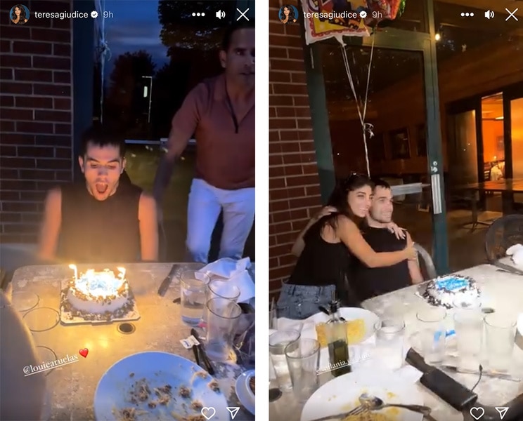 A split of Nicholas Ruelas' birthday celebration.