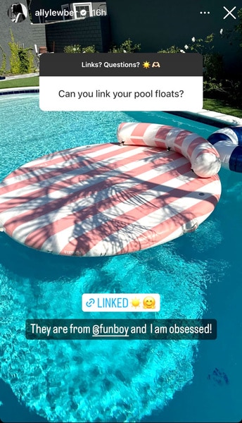James Kennedy's Pool and pool floaties