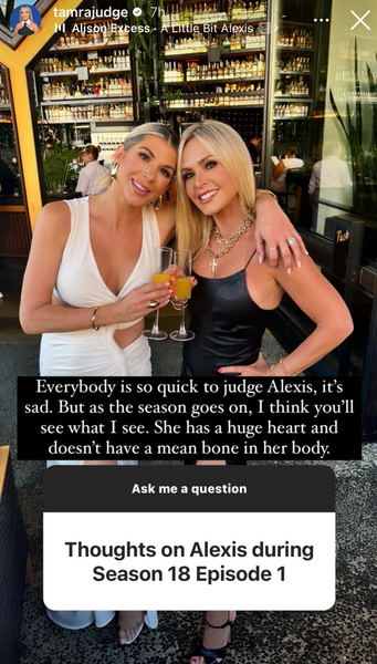 RHOC Tamra Judge Poses with Alexis Bellino