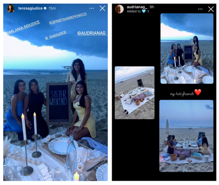 RHONJ's Gia Giudice Gabriella Giudice Milania Giudice Audriana Giudice