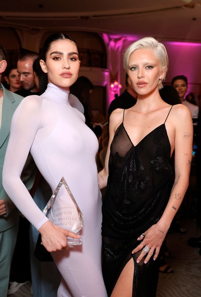 Amelia Gray and Delilah Belle Hamlin attend The Daily Front Row's Eighth Annual Fashion Los Angeles Awards