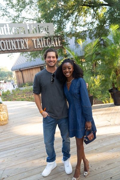 Craig Conover and Venita Aspen posing together.