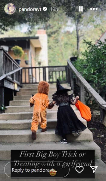 Teddy Sabo and a friend dressed up in costumes.