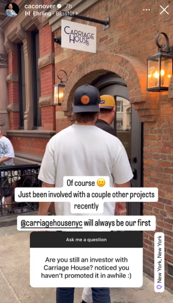 Craig Conover Shares Carriage House Update