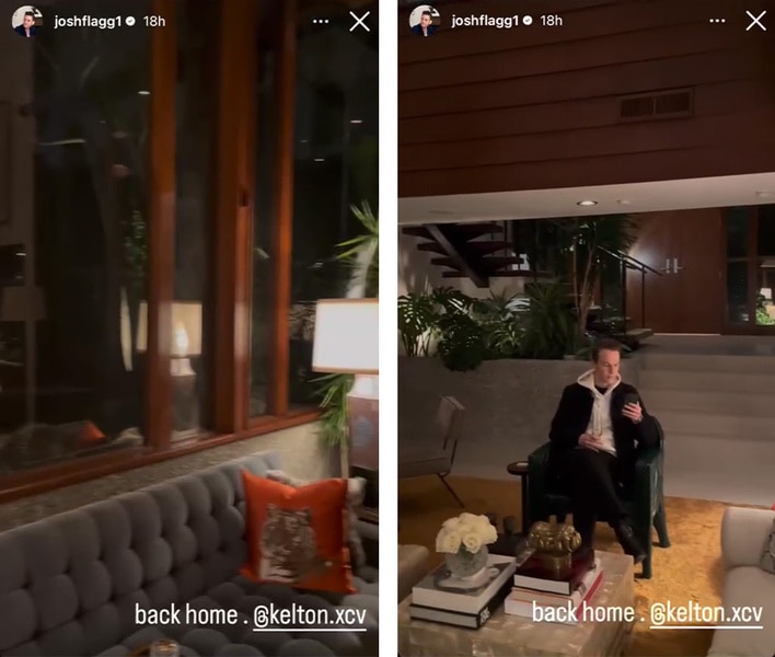 Josh Flaggof Million Dollar Listing Los Angeles posts his modern home on Instagram.