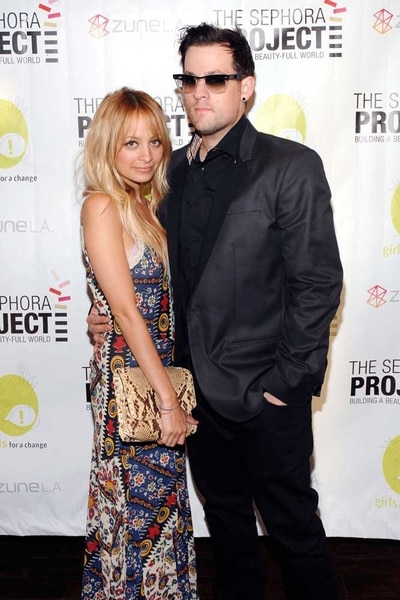 Nicole Ritchie and Joel Madden on The SEPHORA PROJECT Launch Party red carpet