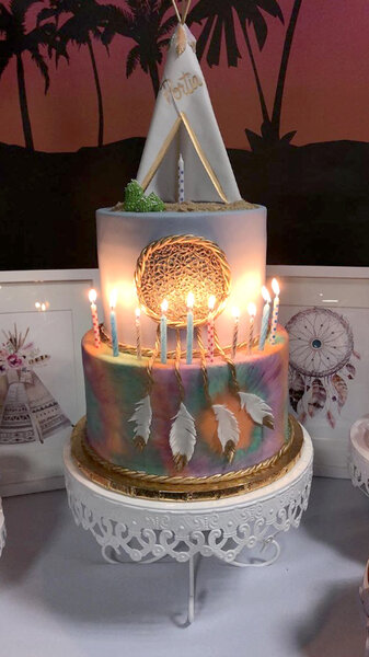 Common Bond - DAN-CHELLA! @hangryhoustonian knows how to throw a birthday  party. Danielle dreamed up this amazing Coachella themed birthday cake and  our team @commonbondcakes brought it to life! ⁠ ⁠ For