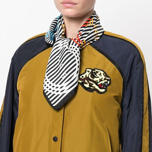 Best Scarves for Fall's Neckerchief, Neck Scarf, Choker Look