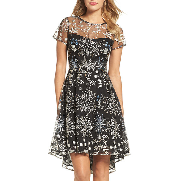 Adrianna papell ethereal hotsell fit & flare dress