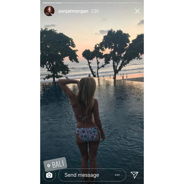 RHONY s Sonja Morgan Posts Bikini Photos from Bali Vacation The