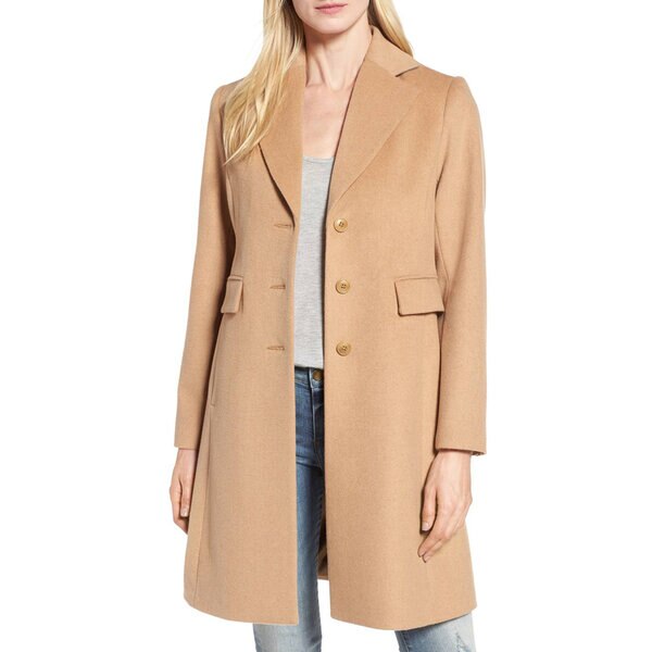 Camel reefer outlet coat