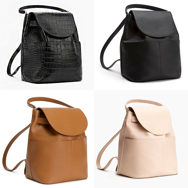 Cuyana large leather on sale backpack