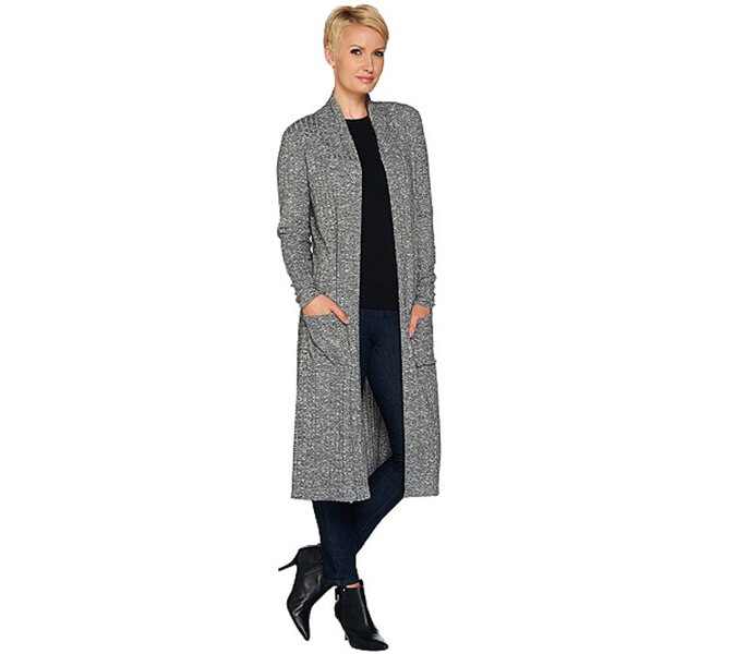 Shop Lisa Rinna s Duster Cardigan Sweaters from Her QVC Line The Daily Dish