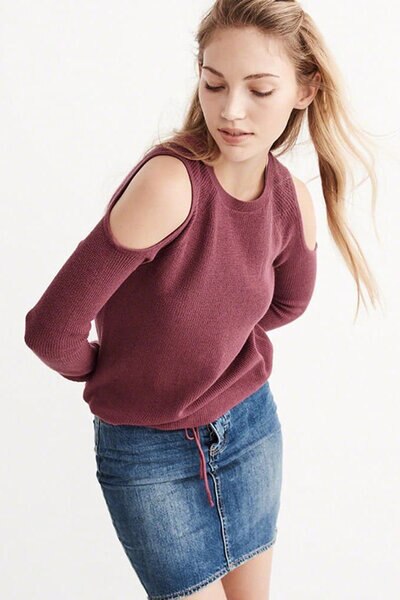 Rebecca minkoff cold hot sale shoulder sweatshirt