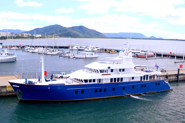 yacht on below deck down under