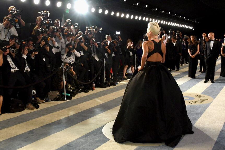 Lady Gaga Oscars 2019 in Brandon Maxwell  Lady gaga dresses, Lady gaga met  gala, Oscar dresses