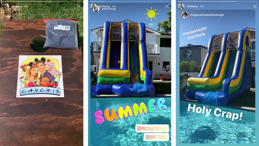 Jax & Brittany's Pool Slide