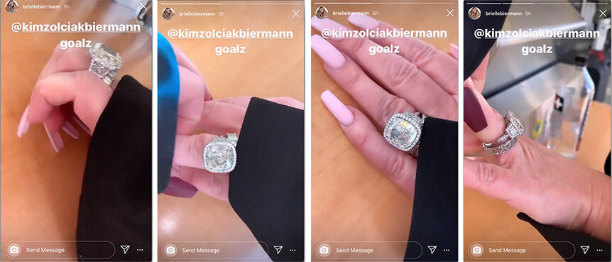 Kim zolciak biermann 2025 wedding ring