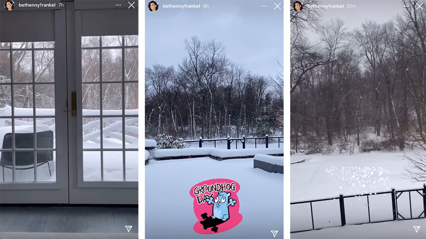 Bethenny Frankel Hamptons Winter 1