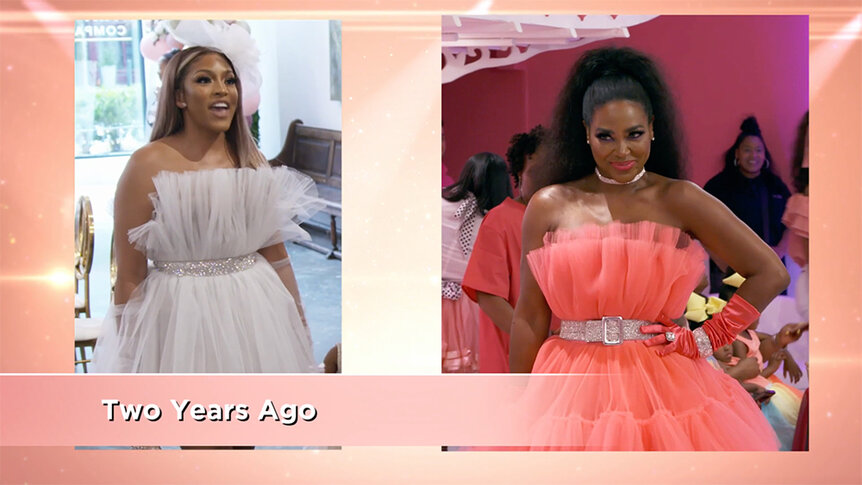 Style Living Ig Rhoa Kenya Moore Drew Sidora Matching Dress 1