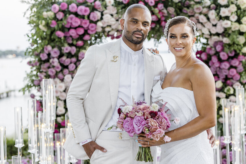 Robyn Dixon s Wedding Dress for Second Marriage to Juan Dixon