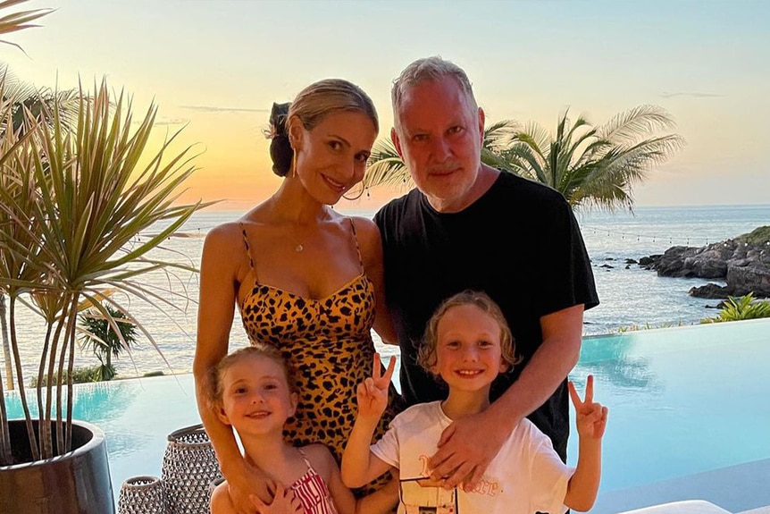 Dorit Kemsley and PK Kemsley with their two kids, Phoenix Kemsley and Jagger Kemsley.