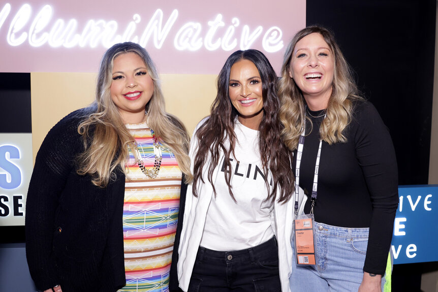 Lisa Barlow, Keysa Parker, and Erica Tremblay together at Sundance Film Festival event together.