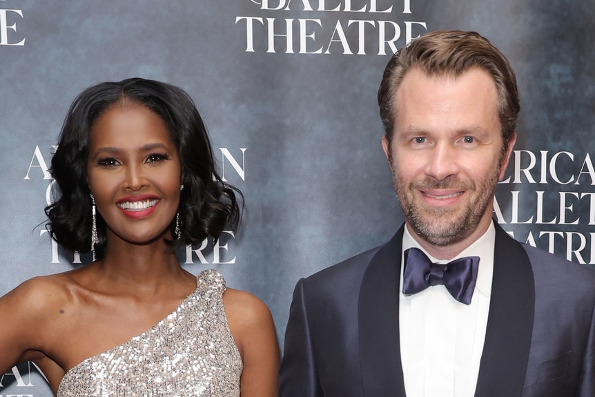 Ubah Hassan of RHONY with her boyfriend, Oliver Dachsel, at the American Ballet Theatre Fall Gala