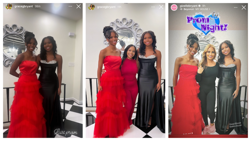 Gizelle Bryant Shows Off Her Twin Daughters' Prom Dresses | The Daily Dish