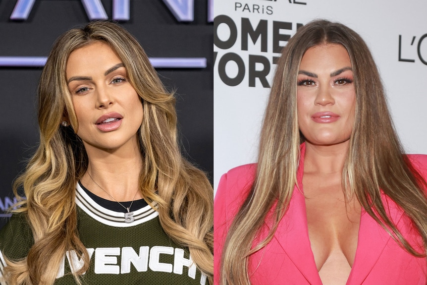 Split of Lala Kent and Brittany Cartwright at different events