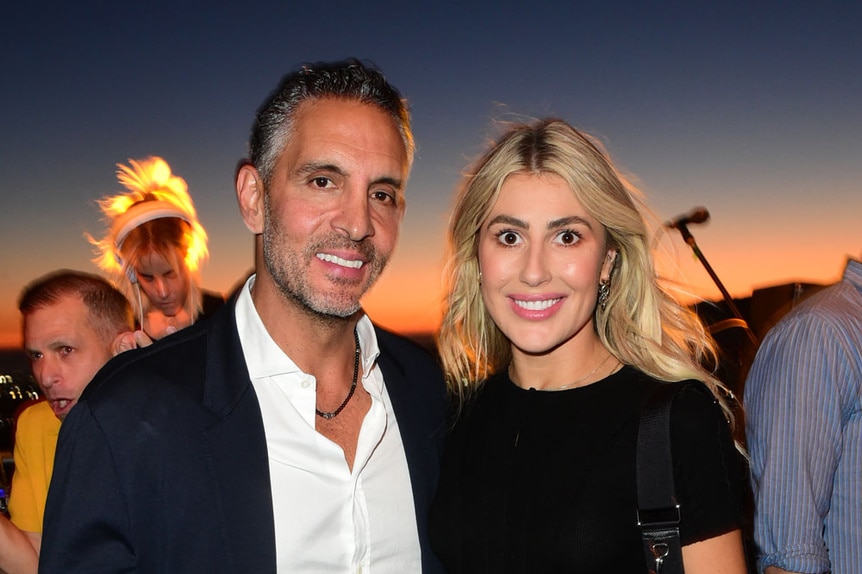 Mauricio Umansky and Emma Slater at a party together