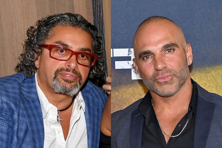 A split of Rich Wakile and Joe Gorga.