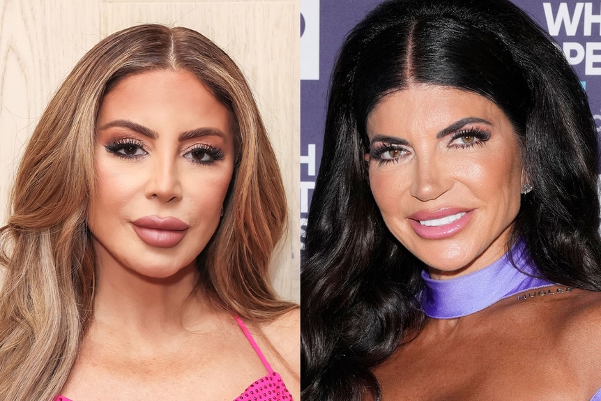 A split of Larsa Pippen and Teresa Giudice.